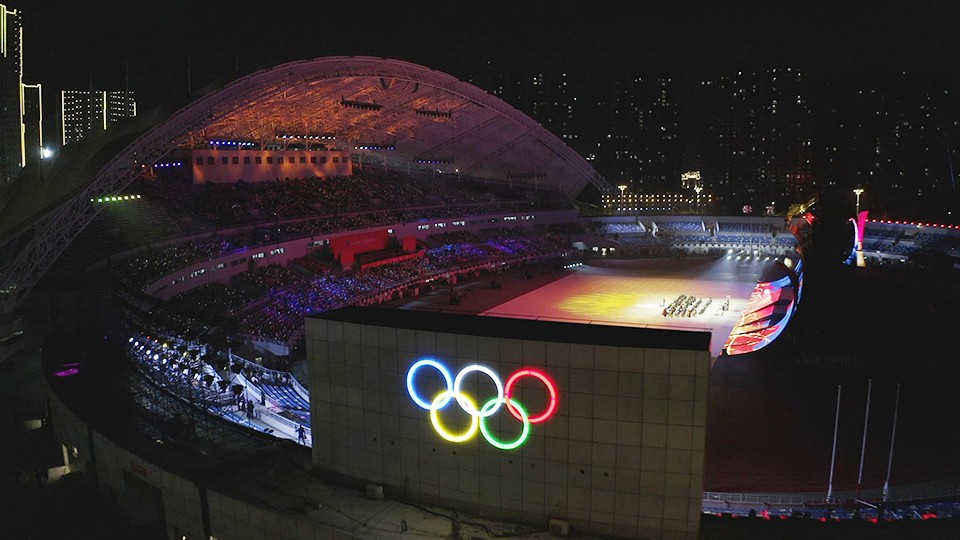 江西省第十六届运动会(九江)开幕式现场精彩瞬间